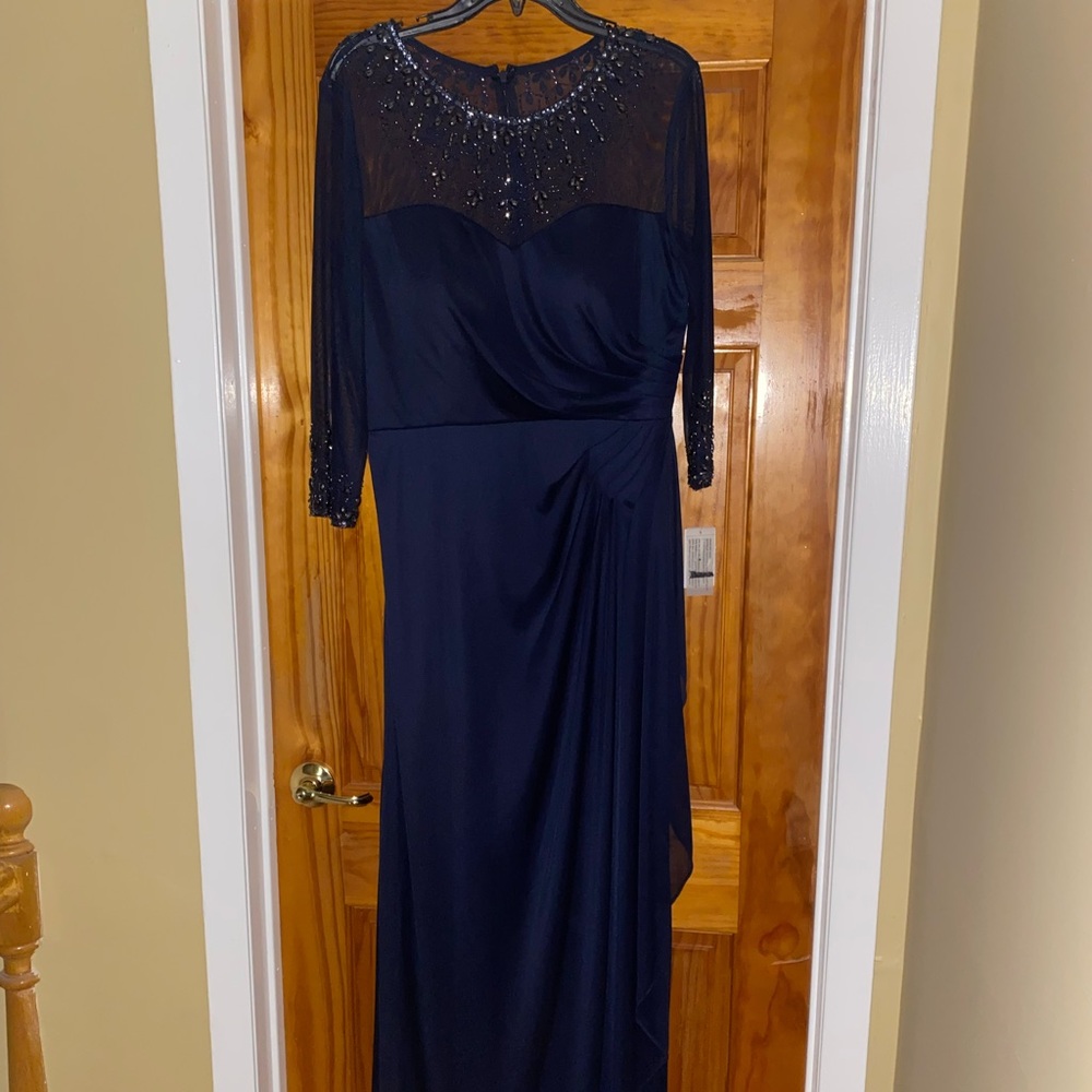 Alex Evenings Dark Navy Dress/Gown
